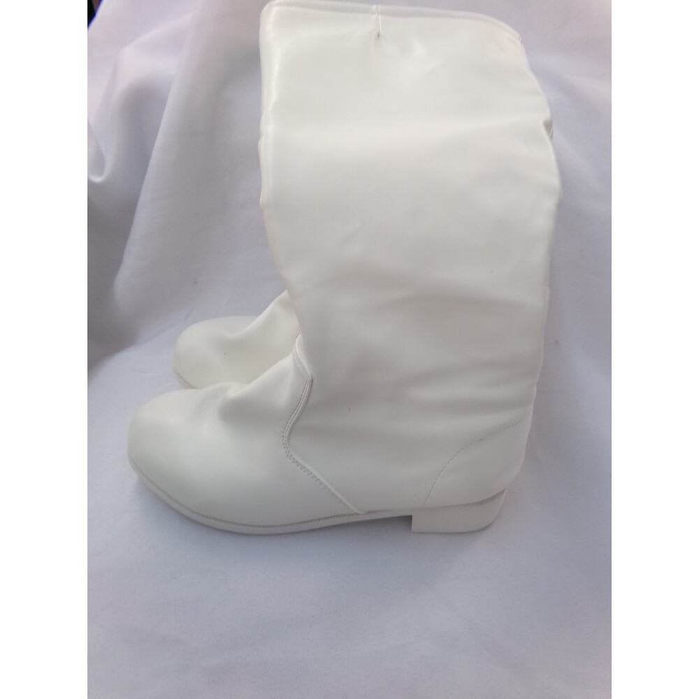 Pre-Owned Parade Shoes Gotham 8M Knee High Zip Up Rubber Soles